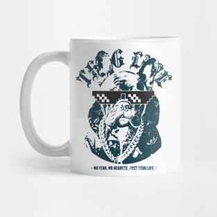 Vintage Stencil THUG LIFE Mug